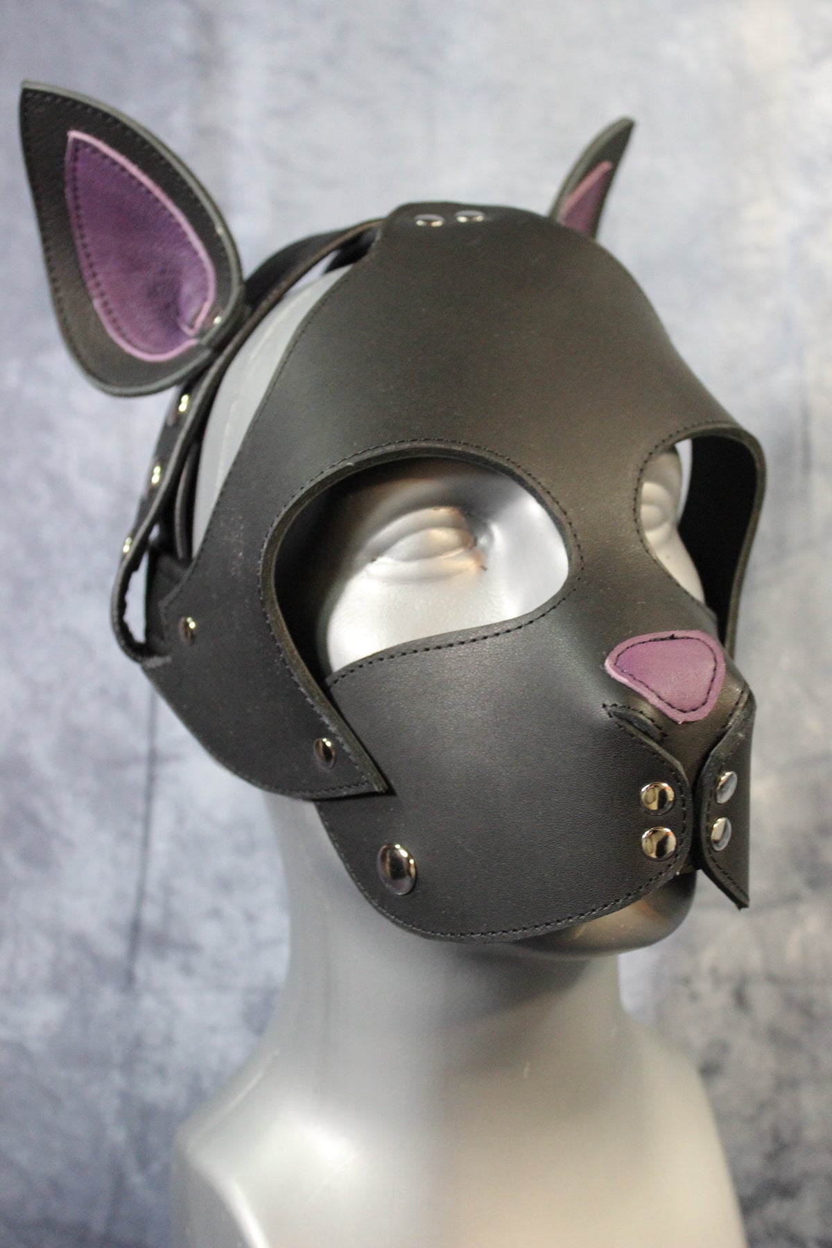 Kitten Play Leather Hood