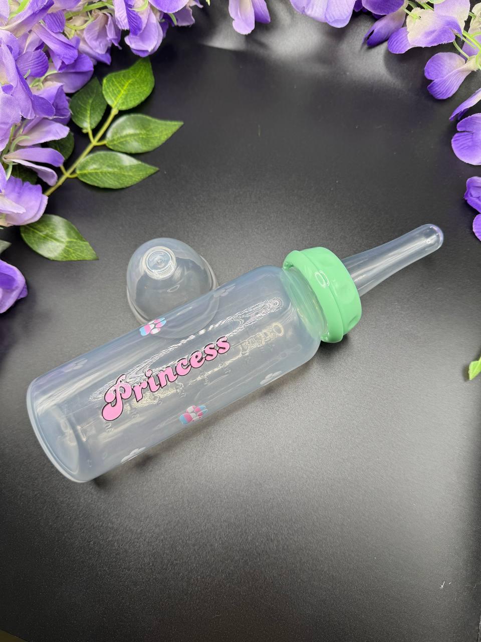 Adult Baby Bottle - 8 oz Trans Paw Princess - Puppy's Aesthetics