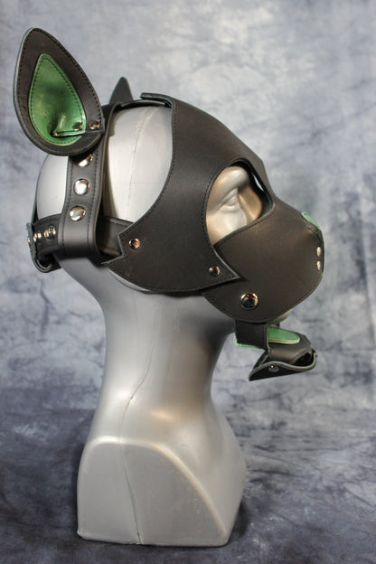 Kitten Play Leather Hood