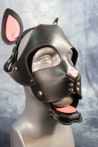 Kitten Play Leather Hood