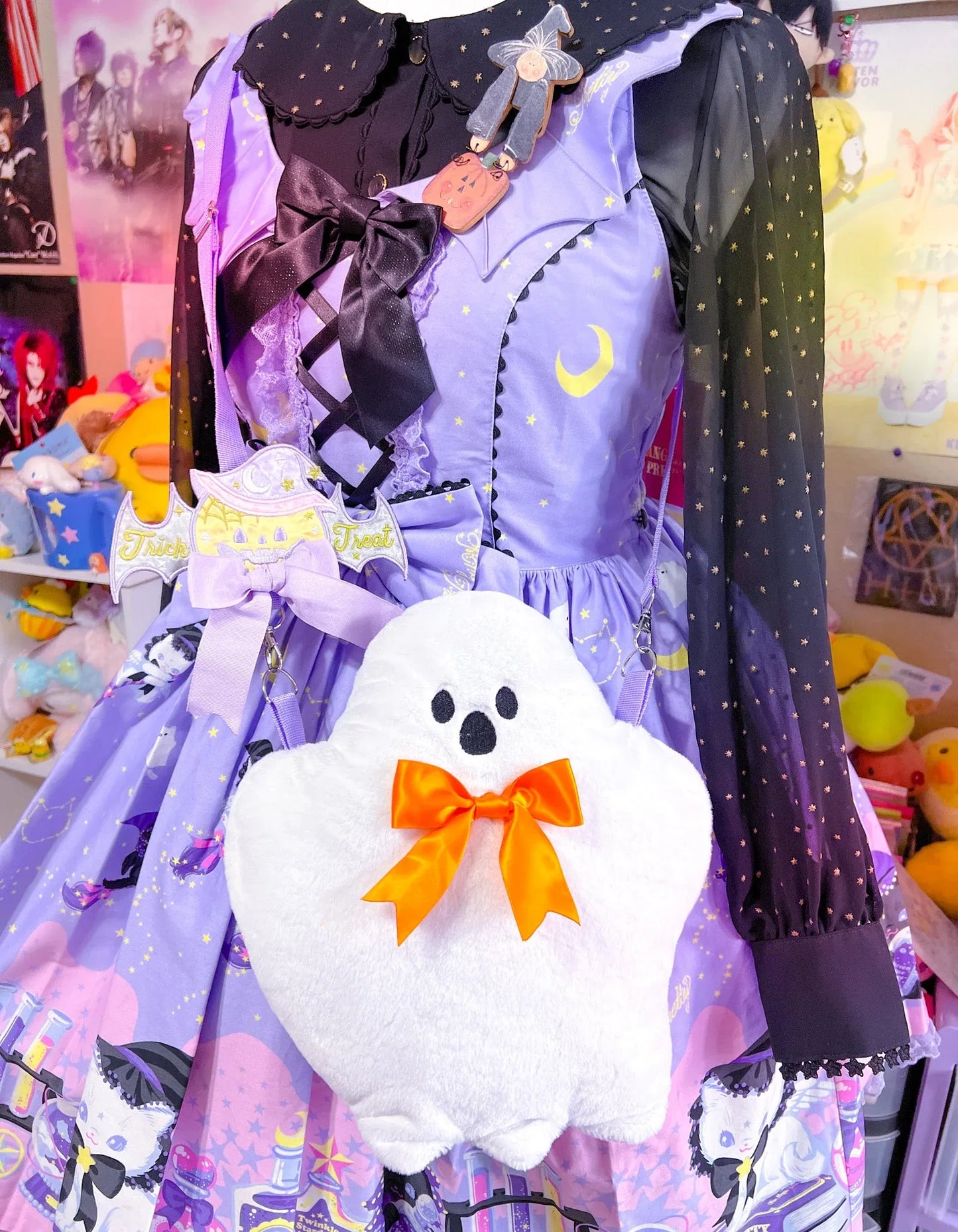Fluffy Phantom Plush Purse - Puppy's Aesthetics