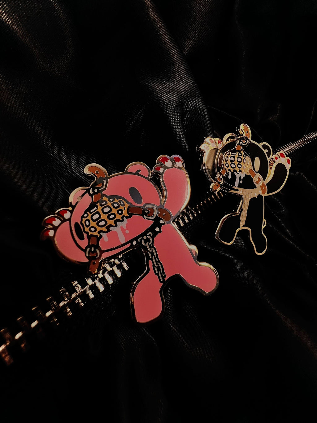 Gloomy Bear Pink Muzzle Hard Enamel Pin