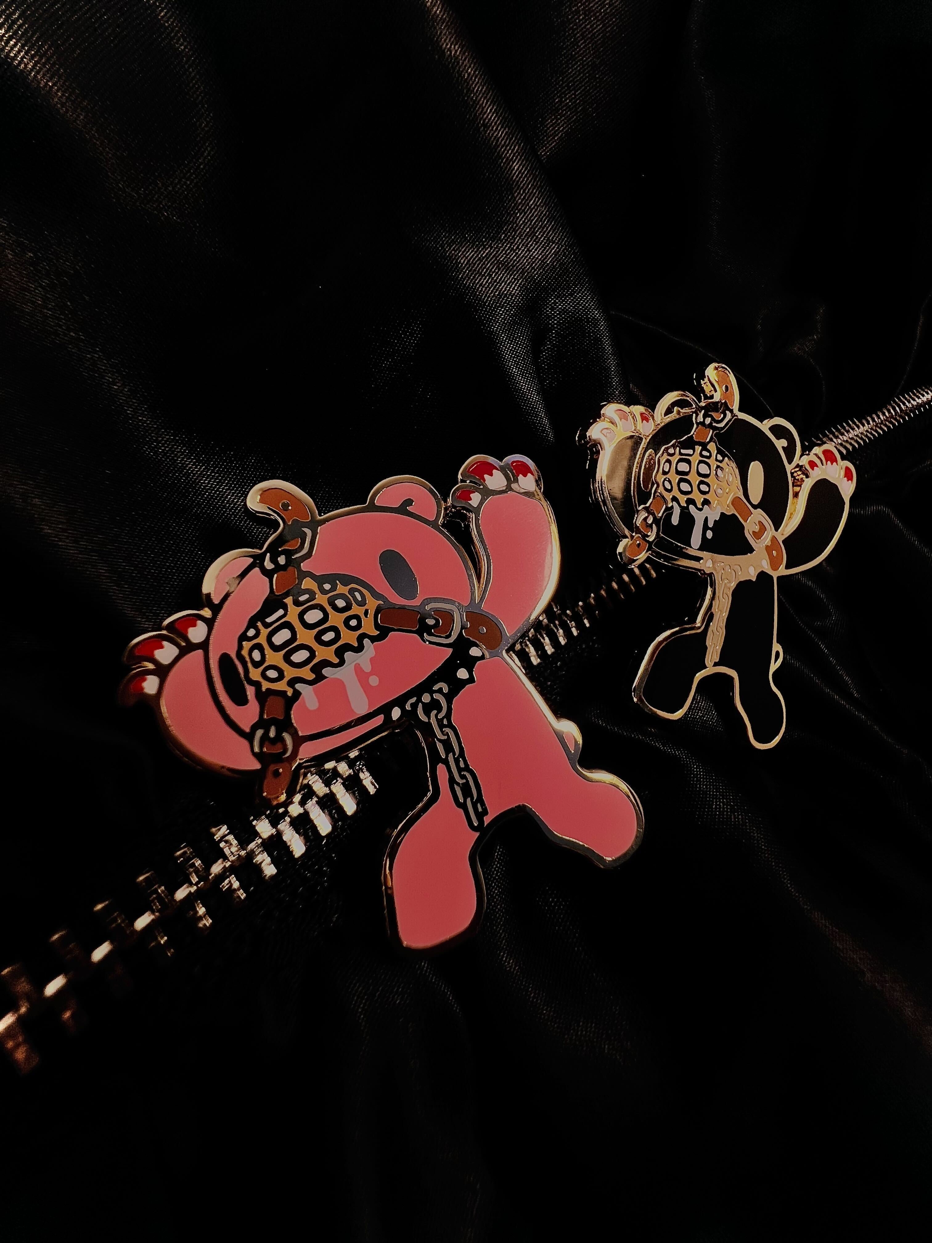 Gloomy Bear Pink Muzzle Hard Enamel Pin