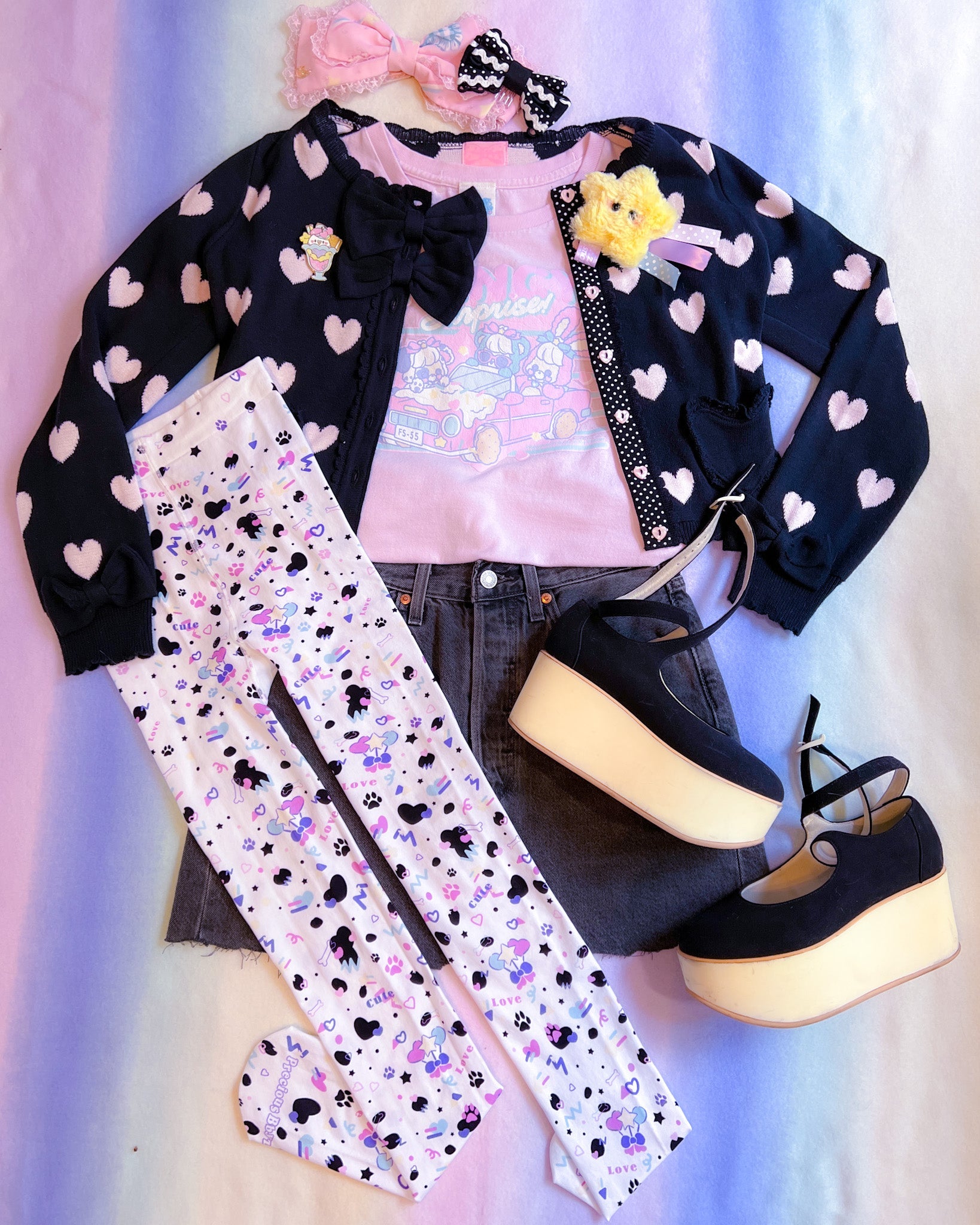 Dottie Dalmation Unisex Tights