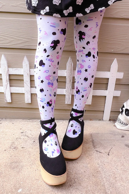 Dottie Dalmation Unisex Tights - Puppy's Aesthetics