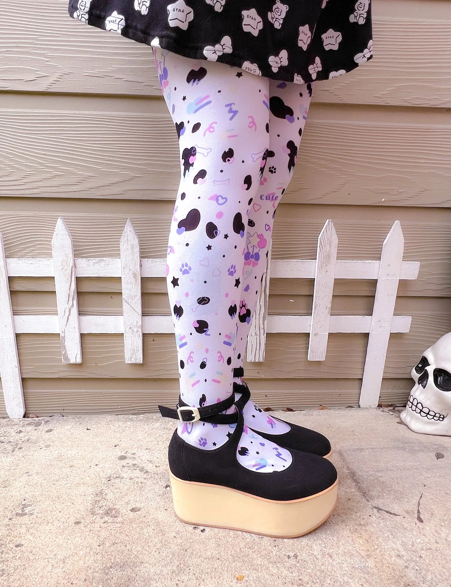Dottie Dalmation Unisex Tights - Puppy's Aesthetics