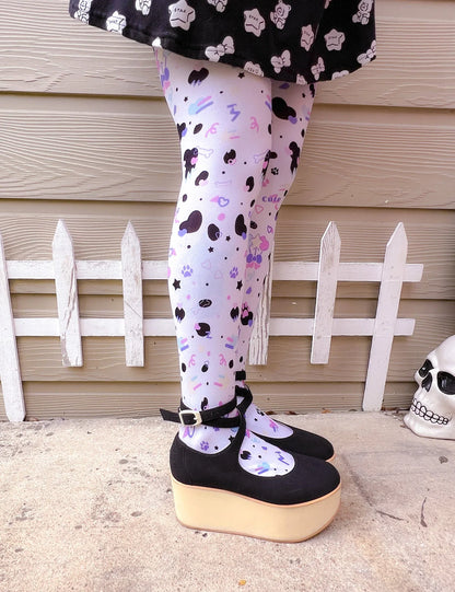 Dottie Dalmation Unisex Tights - Puppy's Aesthetics