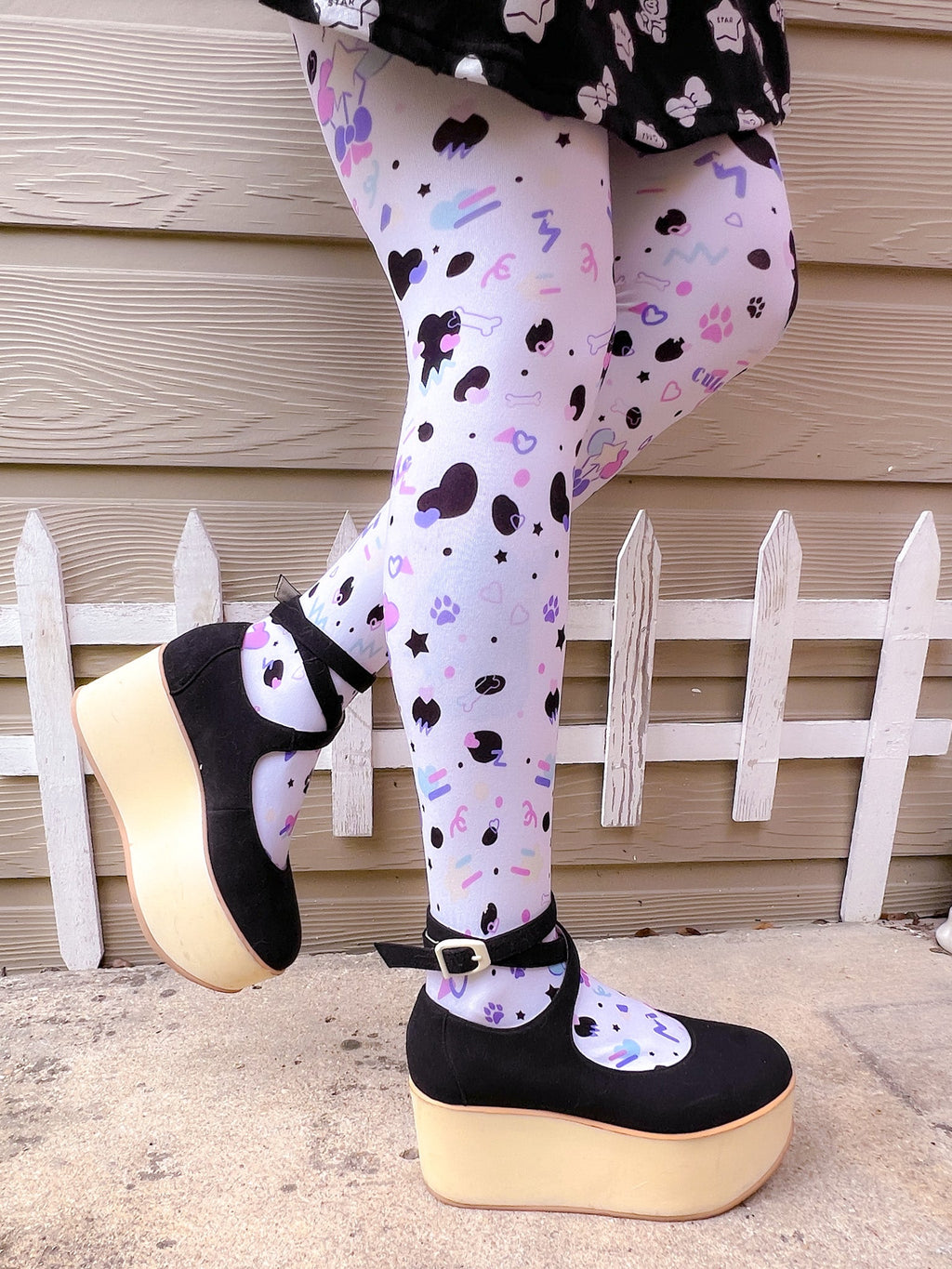 Dottie Dalmation Unisex Tights