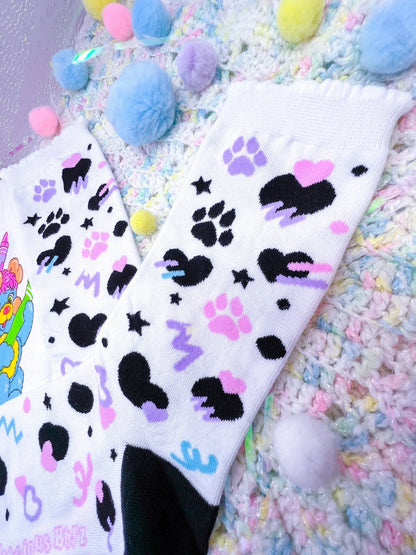 Dottie Dalmation Crew Socks - Puppy's Aesthetics