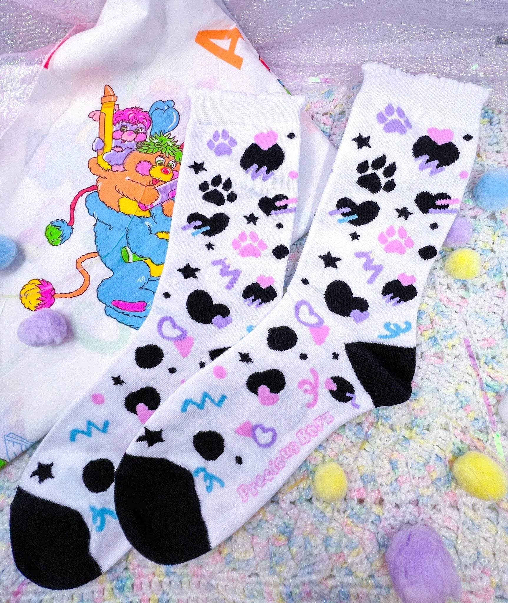 Dottie Dalmation Crew Socks - Puppy's Aesthetics