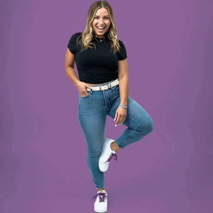Deep Cosmic Purple Elastic Shoelaces - Puppy's Aesthetics