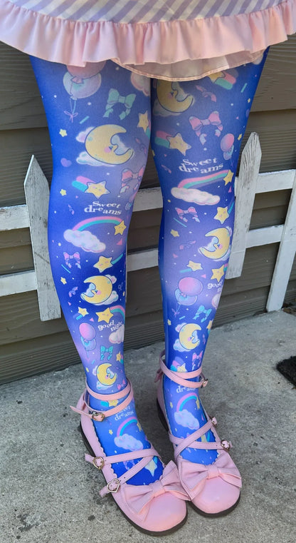 Good Night Unisex Tights - Puppy's Aesthetics