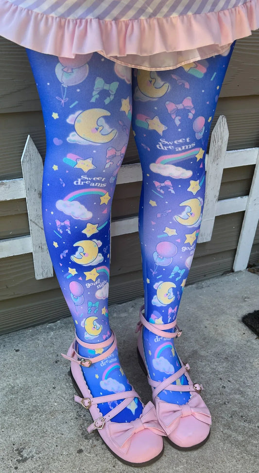 Good Night Unisex Tights - Puppy's Aesthetics