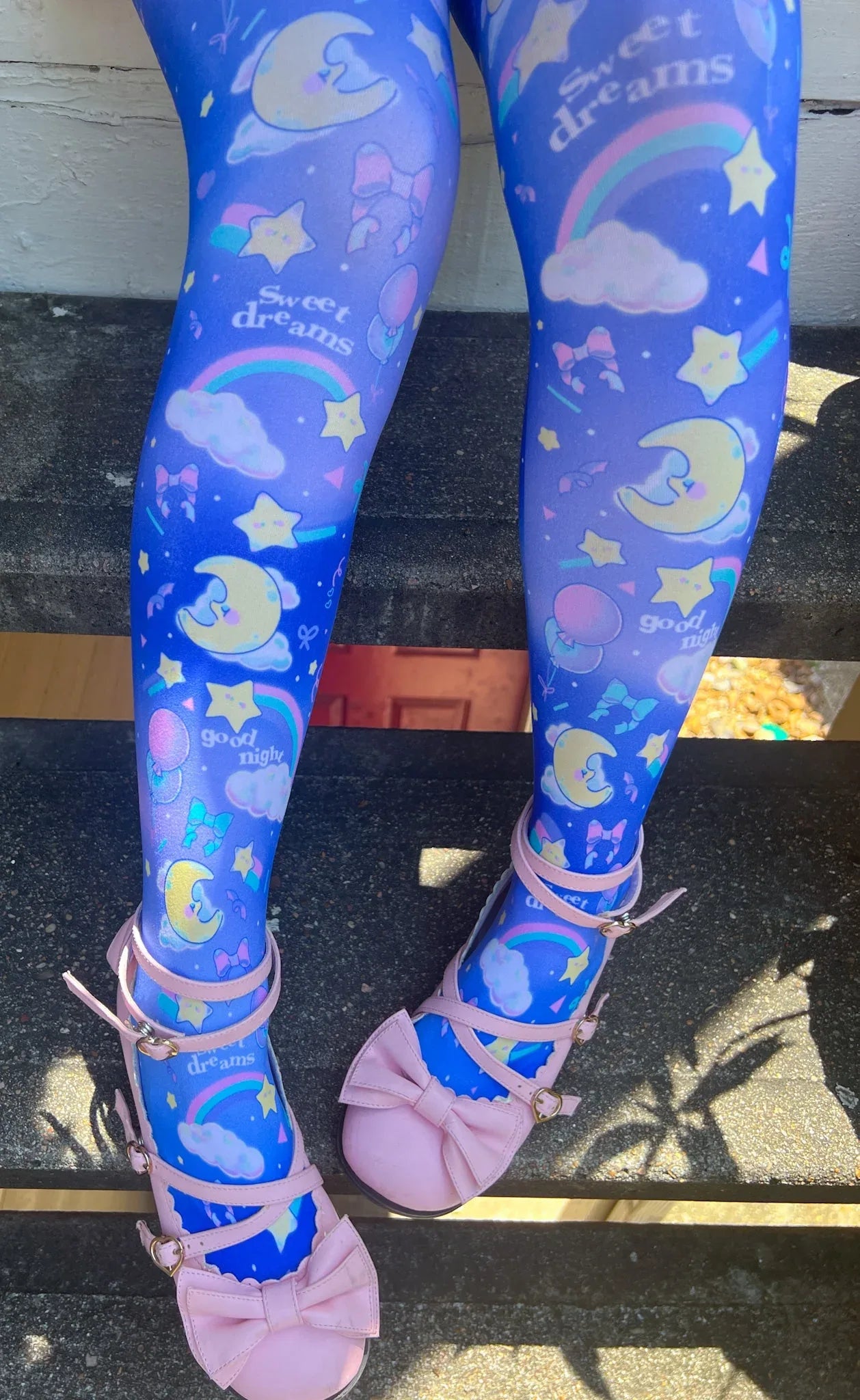 Good Night Unisex Tights - Puppy's Aesthetics