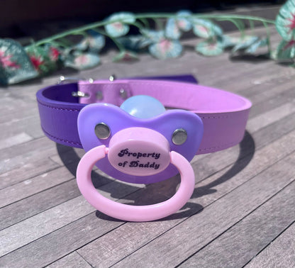 Property of Daddy Adult Pacifier Gag - Puppy's Aesthetics