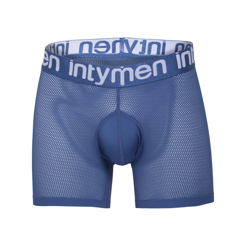 Fresh Mesh Men's Boxer Briefs (Black, Medium)
