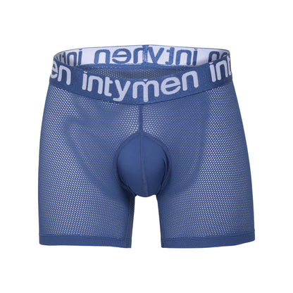 Fresh Mesh Men's Boxer Briefs (Black, Medium)