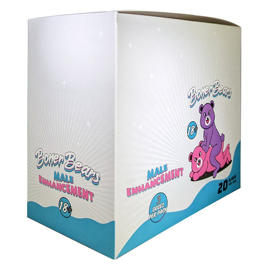 USA Only - Boner Bears Single Gummy Display of 20