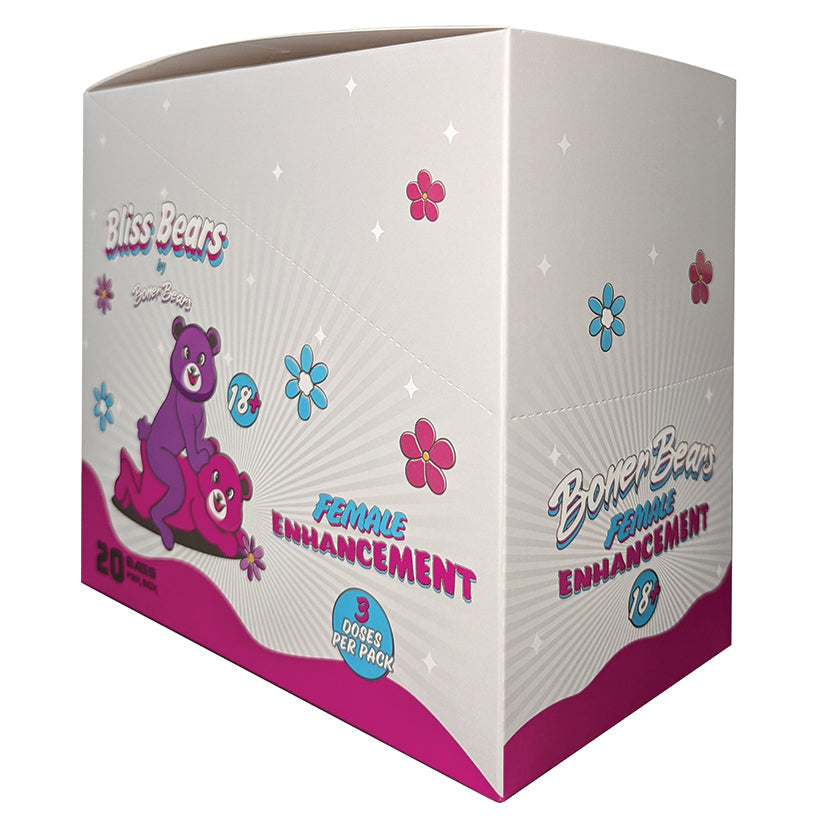 USA Only - Bliss Bears Single Gummy Display of 20