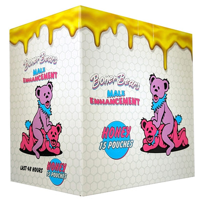 USA Only - Boner Bears Honey Display of 15