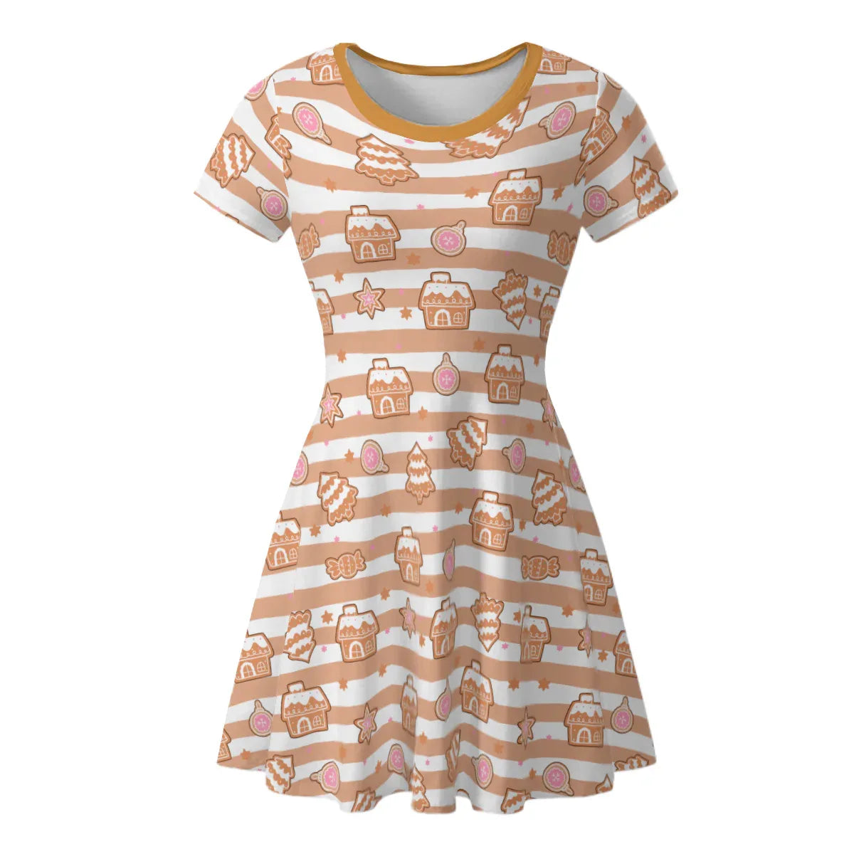 Gingerbread Cutie Play Dress - Puppy's Aesthetics