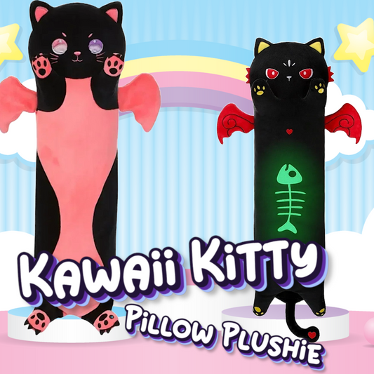 Kawaii Kitty Pillow Plushie  (Colors)