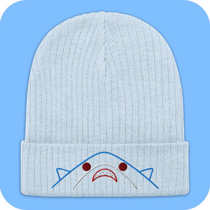 Kawaii Shark Ribbed knit beanie