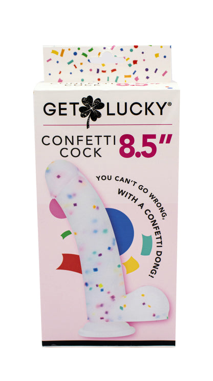 Get Lucky 8.5" Confetti Cock