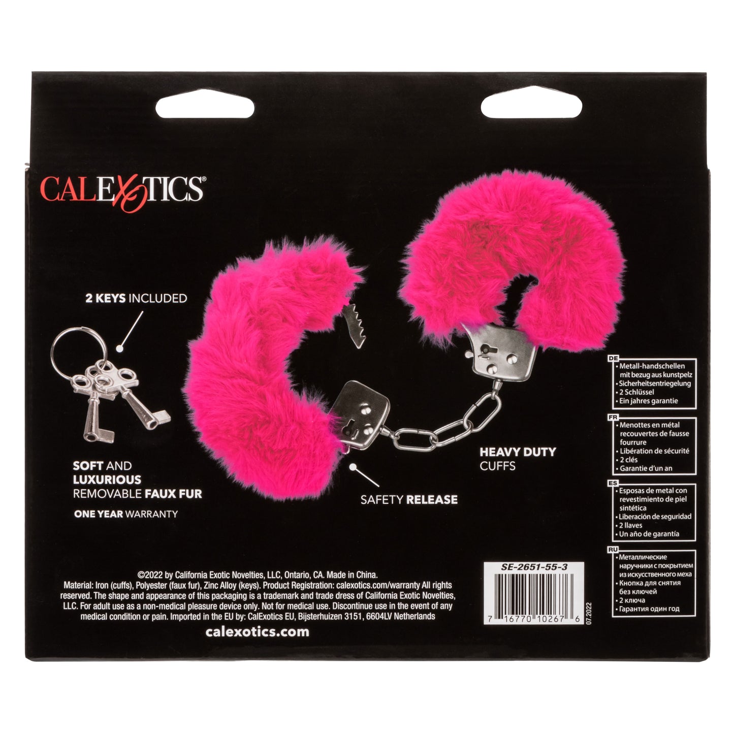 Ultra Fluffy Furry Pink Cuffs