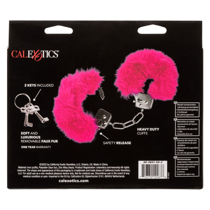 Ultra Fluffy Furry Pink Cuffs