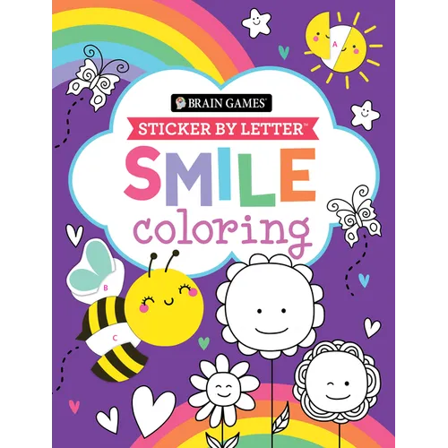 Sticker by Letter - Coloring: Smile