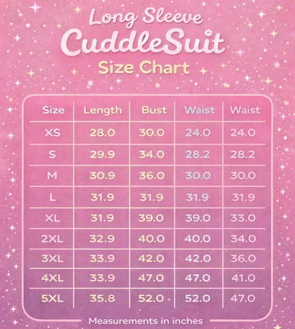Magical Marshmallows Long Sleeve CuddleSuit - Puppy's Aesthetics