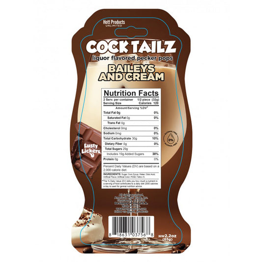 Cocktailz Baileys and Cream Pecker Pop Massager