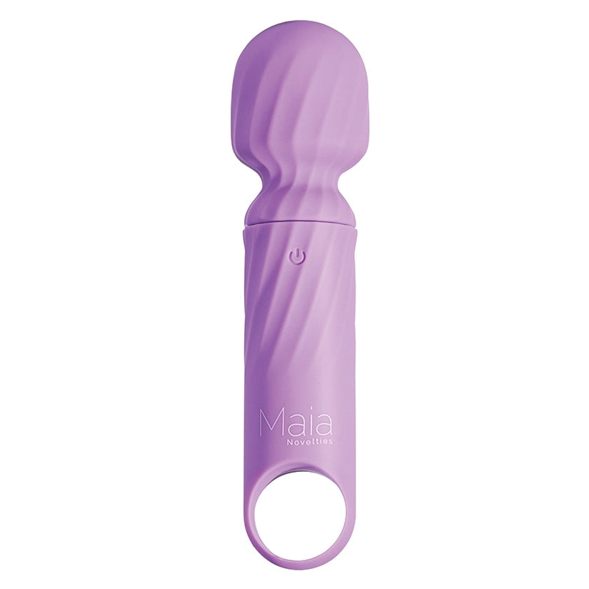 Maia Vibelite Dolly Rechargeable Silicone Mini Wand-Purple