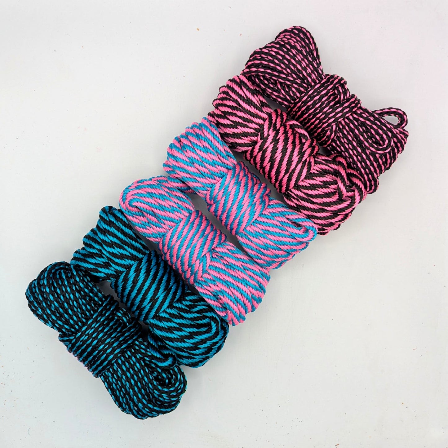Color of the Month Special July!  1/4" – 6mm – Malibu Power Couple – Solid Braid MFP Bondage Rope CoTM