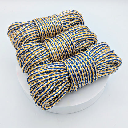 Color of the Month Special July!  1/4" – 6mm – Malibu Power Couple – Solid Braid MFP Bondage Rope CoTM
