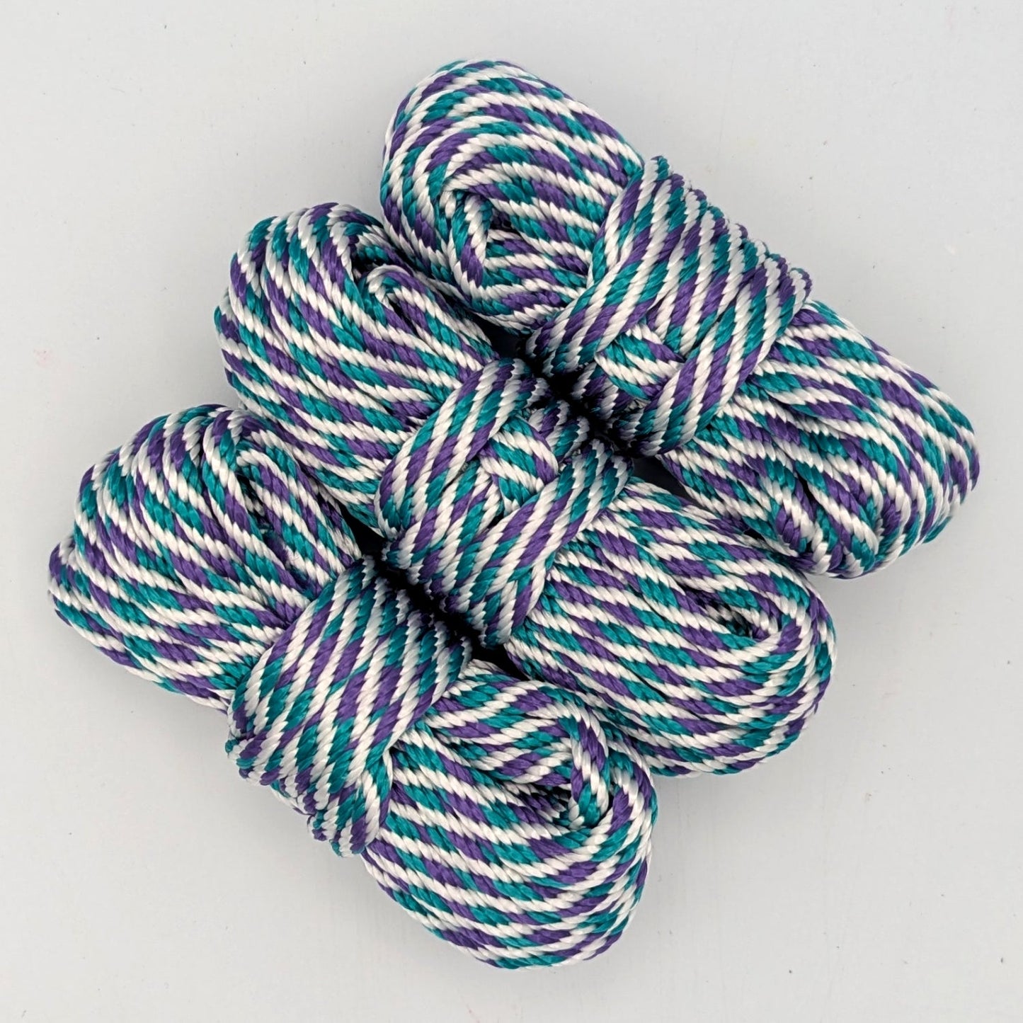 Color of the Month Special July!  1/4" – 6mm – Malibu Power Couple – Solid Braid MFP Bondage Rope CoTM