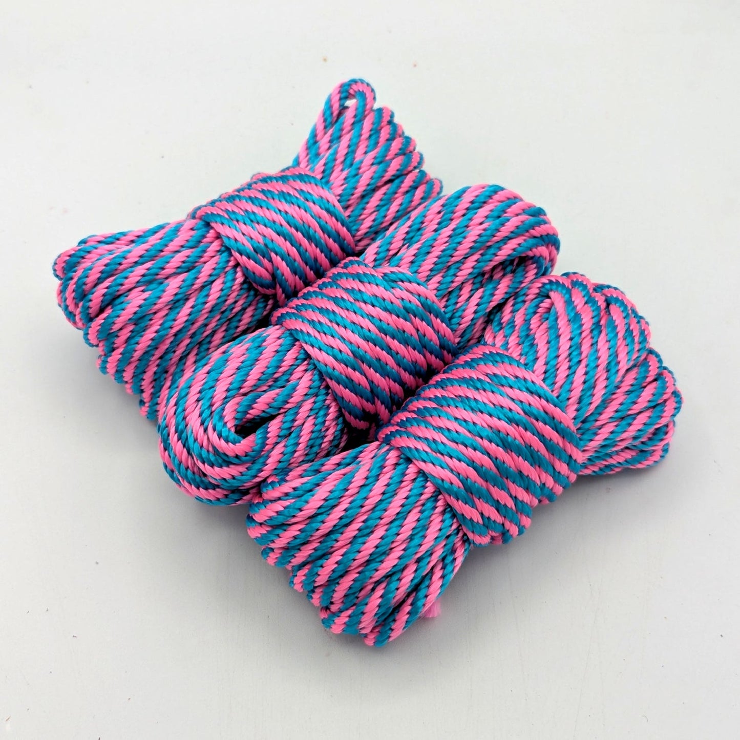Color of the Month Special July!  1/4" – 6mm – Malibu Power Couple – Solid Braid MFP Bondage Rope CoTM