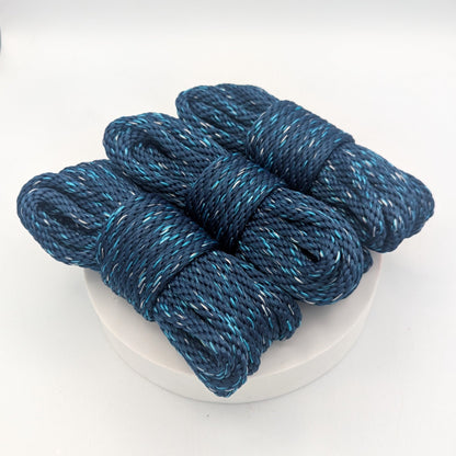 Color of the Month Special July!  1/4" – 6mm – Malibu Power Couple – Solid Braid MFP Bondage Rope CoTM