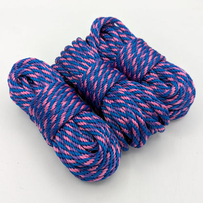 Color of the Month Special July!  1/4" – 6mm – Malibu Power Couple – Solid Braid MFP Bondage Rope CoTM