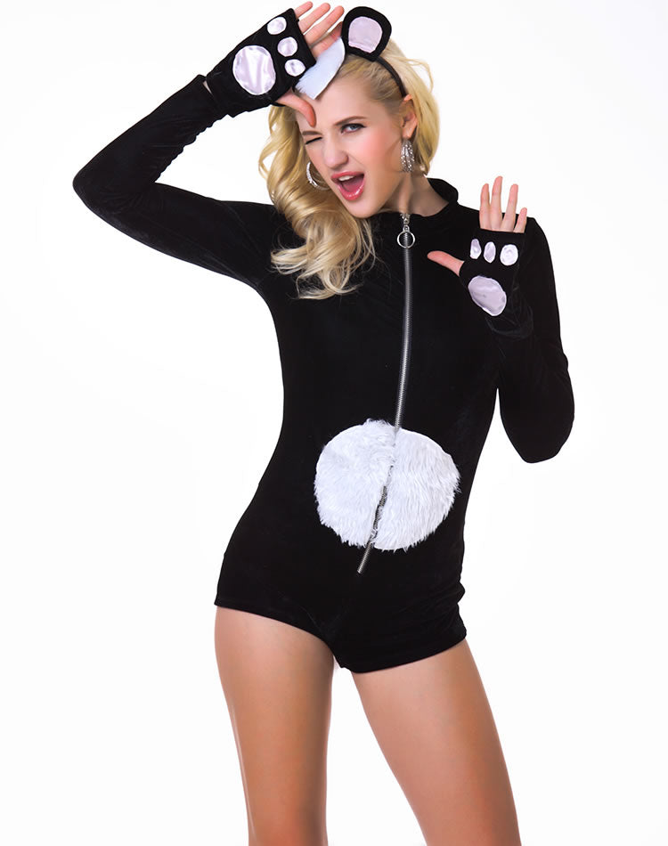 Panda Bear Romper Pajamas