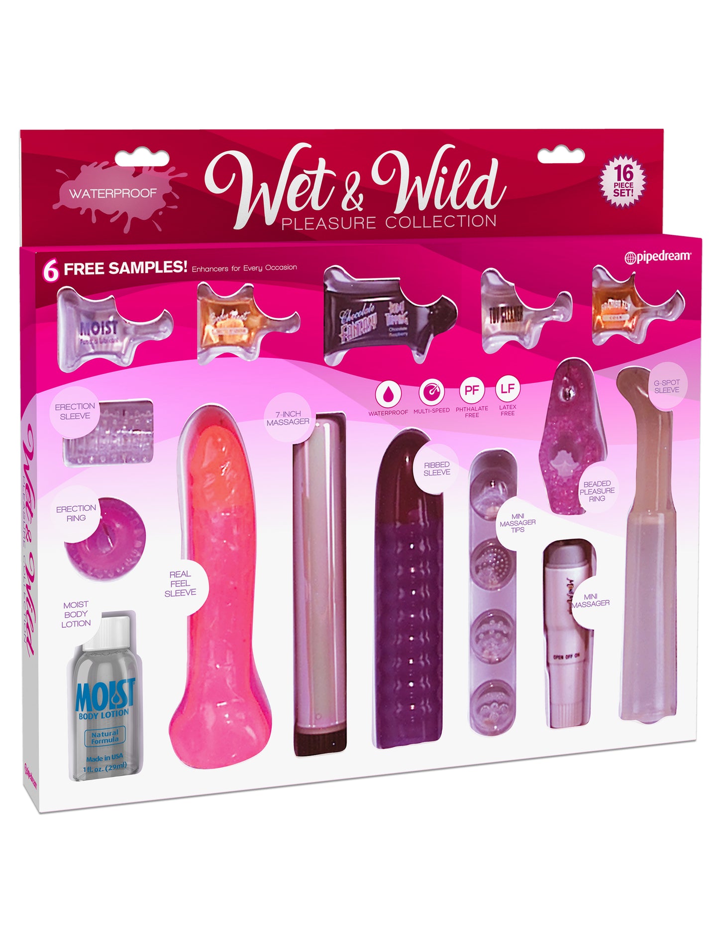 Waterproof Wet and Wild Pleasure Collection