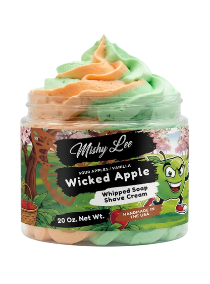 Wicked Apple Whipped Soap and Shave Cream