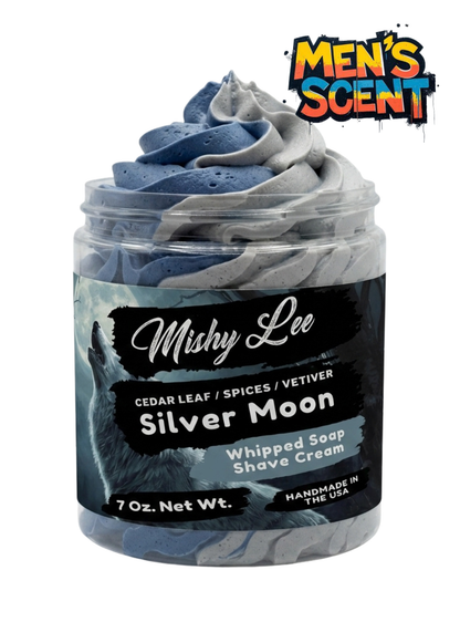 Silver Moon Men's Whipped Soap and Shave Cream