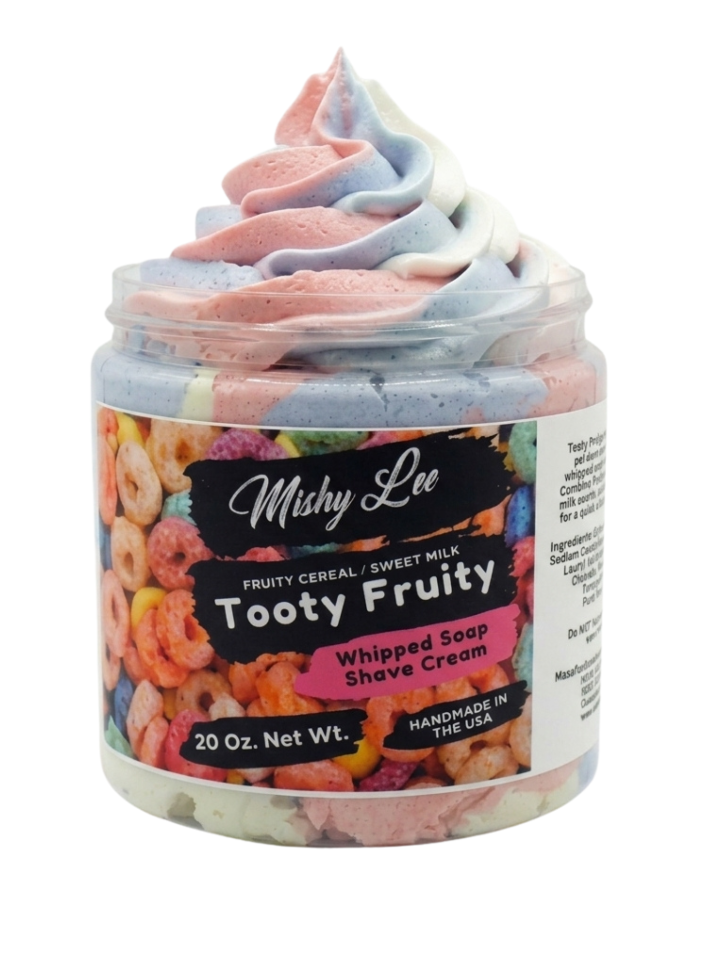 Tooty Fruity Whipped Soap and Shave Cream
