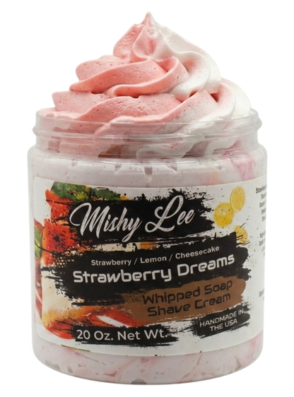 Strawberry Dreams Whipped Soap and Shave Cream