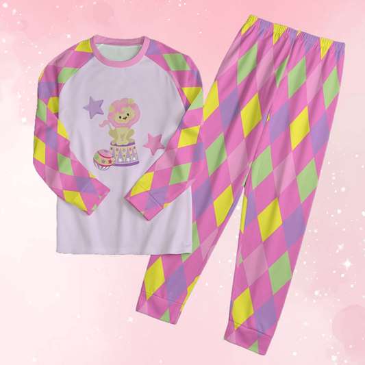 Lion Pastel Circus Loungewear Set