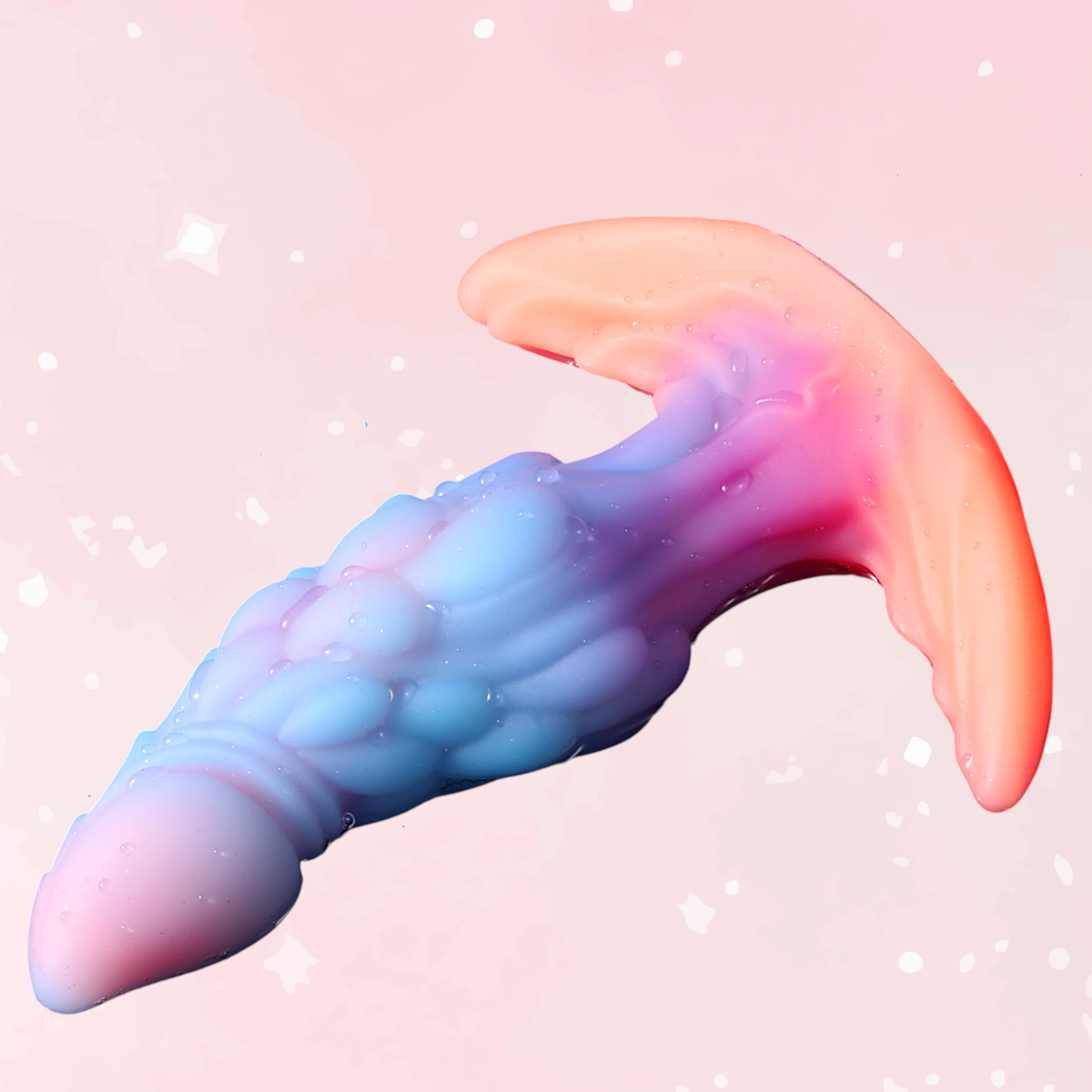 Glow Dragon Silicone Dildo Plug