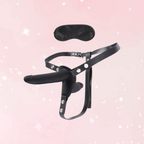 Lux Fetish Silicone Strap On Harness Dildo