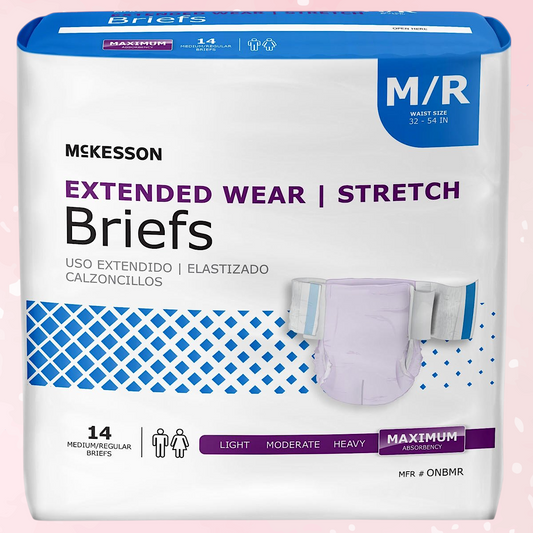 McKesson Extended Wear Stretch Adult Diapers